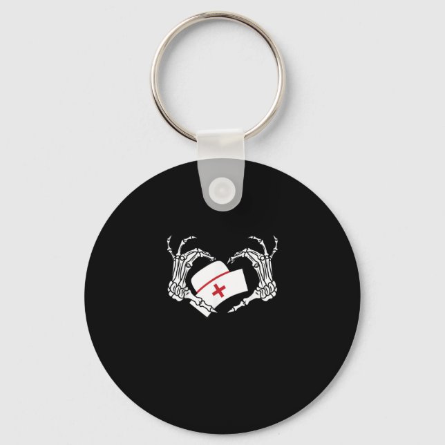 Porte-clés Skeleton Coeur main Lazy do-it-yourself Costume d' (Recto)