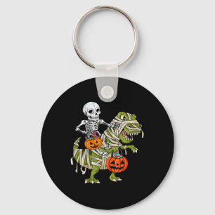 Porte-clés Skeleton équitation maman Dinosaur T Rex Halloween