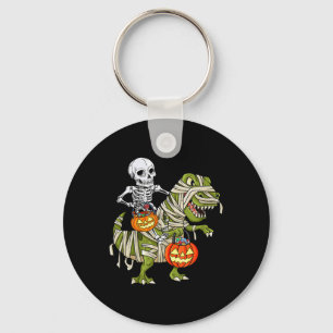 Porte-clés Skeleton équitation maman Dinosaur T Rex Halloween