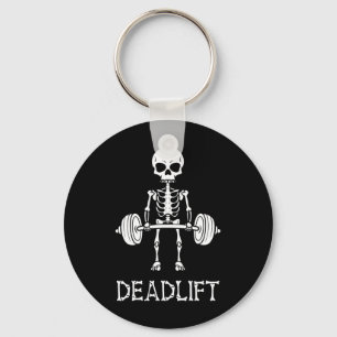 Porte-clés Skeleton Gym Poids Lifting entraînement Fitness