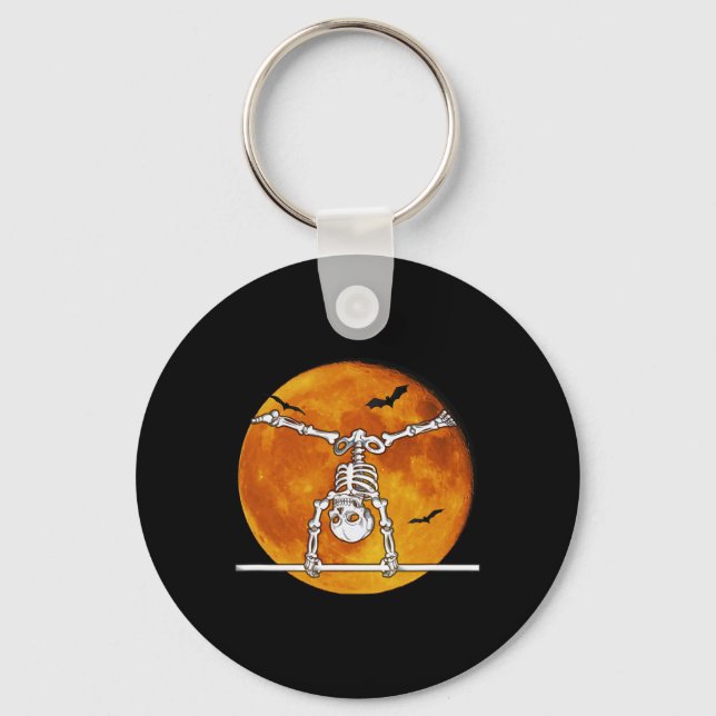 Porte-clés Skeleton Gymnastique Halloween Horizontal R (Recto)