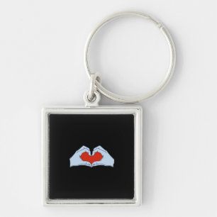 Porte-clés Skeleton Heart Hands Classic & Basic Halloween