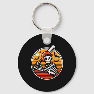 Porte-clés Skeleton Joueur de baseball Garçons Enfants Drôle