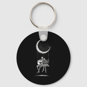 Porte-clés Skeleton Moon Et Tee - shirt - Rock And Roll Graph