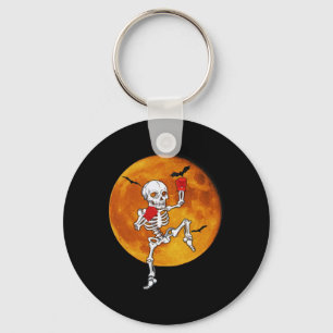 Porte-clés Skeleton Muay Thai Halloween Kickboxing MMA