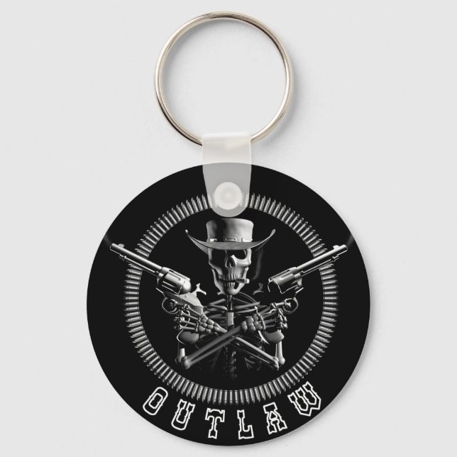 Porte-clés Skeleton Outlaw Key Rings (Recto)