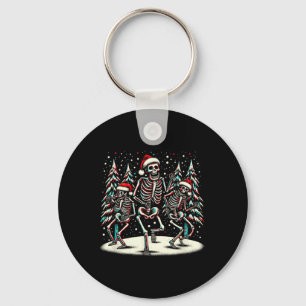 Porte-clés Skeletons de Noël - Costume d'Halloween Vintage