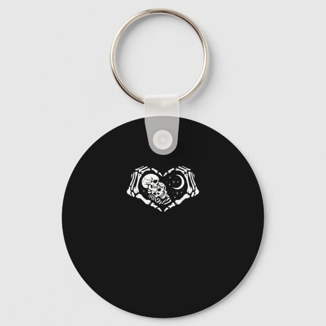 Porte-clés Skeletons Mains de coeur (Recto)