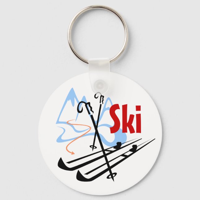 Porte-clés ski (Recto)