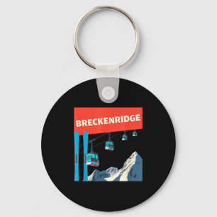 Porte-clés ski à Breckenridge - ski rétro à Breckenridge