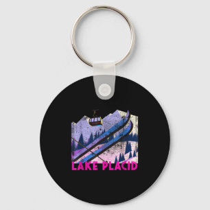 Porte-clés Ski à Lake Placid - ski vintage à Lake Placid