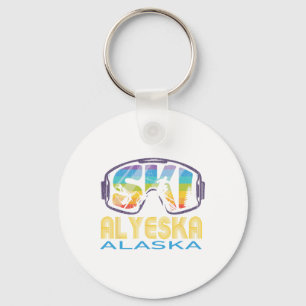 Porte-clés Ski Alyeska Alaska Ski Vacances