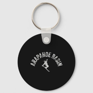 Porte-clés Ski Arapahoe Péché Vintage A-sin Ski Cool Skieur A