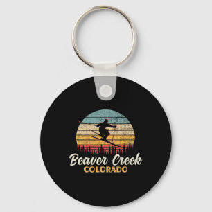 Porte-clés Ski de Beaver Creek Colorado Montagne Vintage Ski
