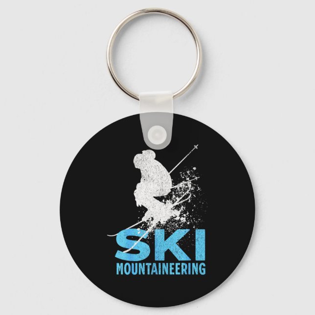 Porte-clés Ski de randonnée  (Recto)