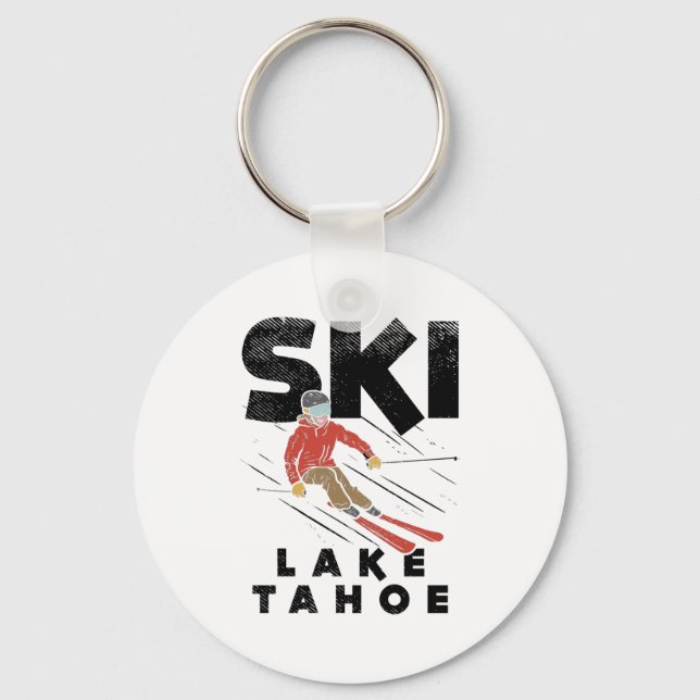 Porte-clés Ski - Lac Tahoe (Recto)