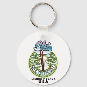 Porte-clés Ski Lake Tahoe Sierra Nevada États-Unis