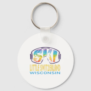 Porte-clés Ski Little Switzerland Wisconsin Vacances ski