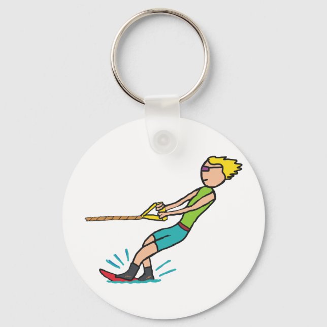 Porte-clés Ski nautique (Recto)