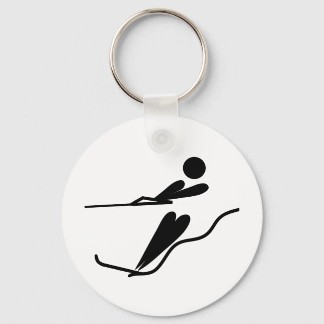 Porte-clés Ski nautique - Ski nautique (Recto)