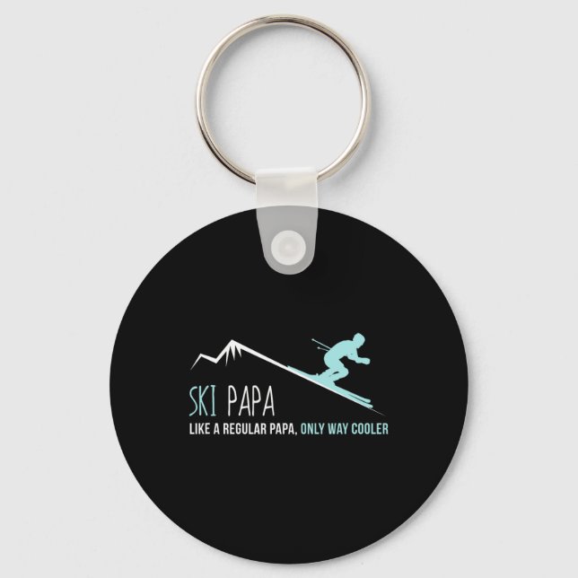 Porte-clés Ski Papa (Recto)