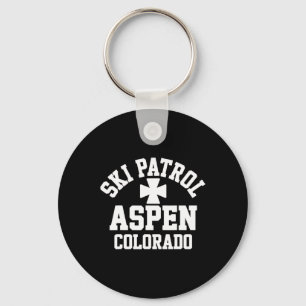 Porte-clés Ski Patrol Aspen Colorado Ski Et Snowboard