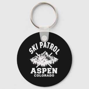 Porte-clés Ski Patrol Aspen Colorado Ski Et Snowboard