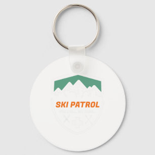 Porte-clés Ski Patrol You Fall We Haul Skier Istance Skier A