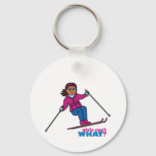 Porte-clés Ski - Sombre