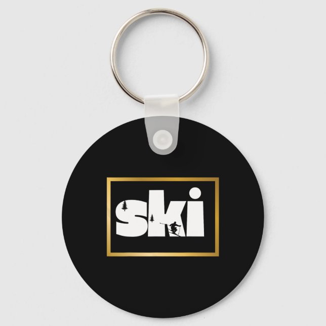 Porte-clés Ski Sur Les Pistes7 (Recto)