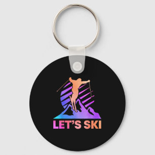 Porte-clés Ski Vintage 80s 90s