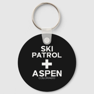Porte-clés Ski vintage Patrol Aspen T Shirt Snowboard Ski