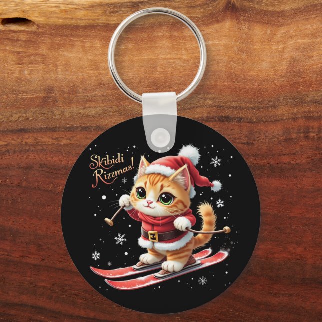 Porte-clés Skibidi Rizzmas Le Mème De Noël Ultimate Funny (Recto)