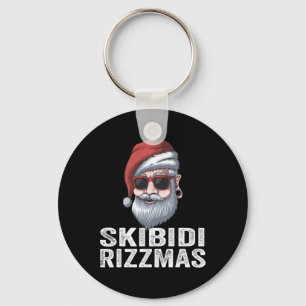Porte-clés Skibidi Rizzmas Noël Père Noël Merry Rizz Mas Xma