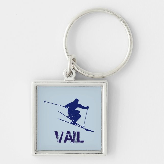 Porte-clés Skieur de Vail le Colorado (Devant)