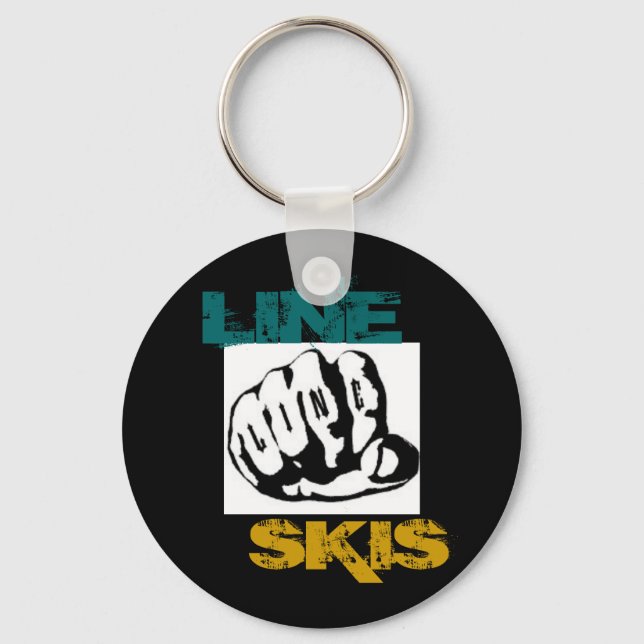 Porte-clés Skis de ligne (Recto)