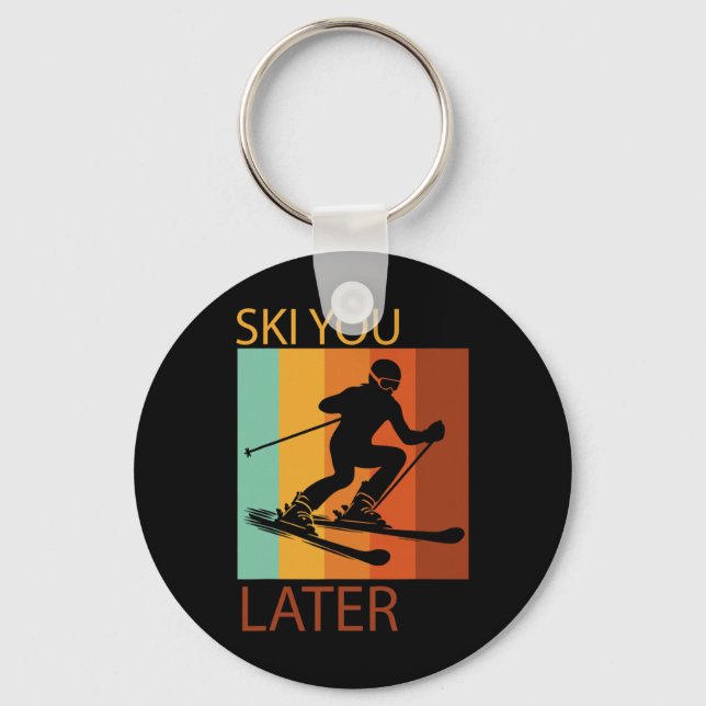 Porte-clés Skis, ski alpin, _22  (Recto)