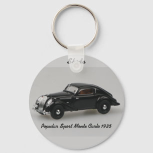 Porte-clés Skoda Sport populaire Monte Carlo 1935 Porte - clé