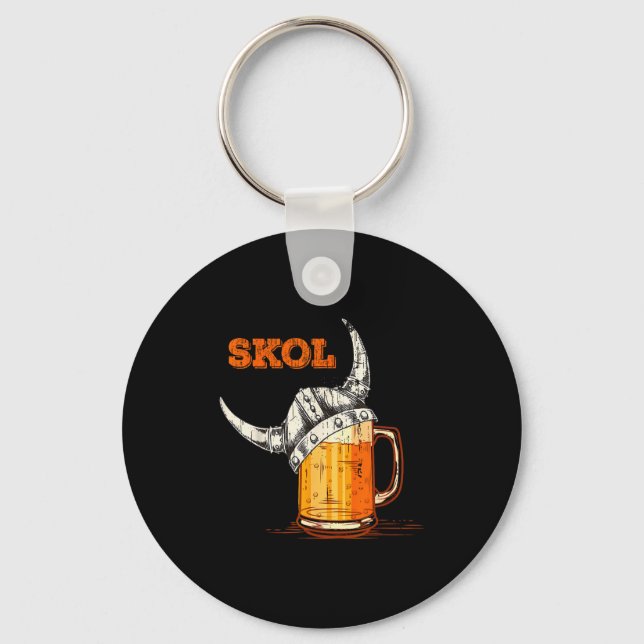 Porte-clés Skol Nordic Viking Helmet Drinking Gl  (Recto)