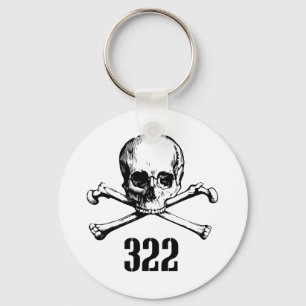Porte-clés Skull and Bones 322