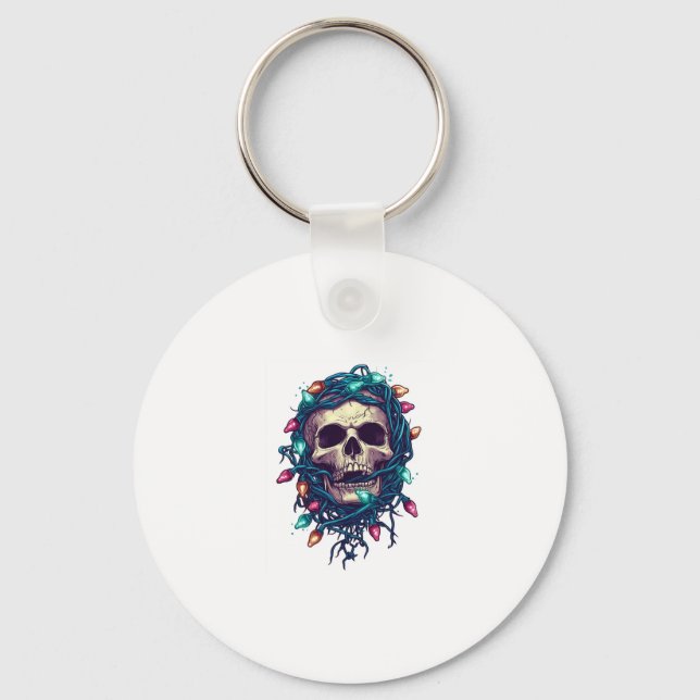 Porte-clés Skullmas � drôles Xmas Squelette (Recto)