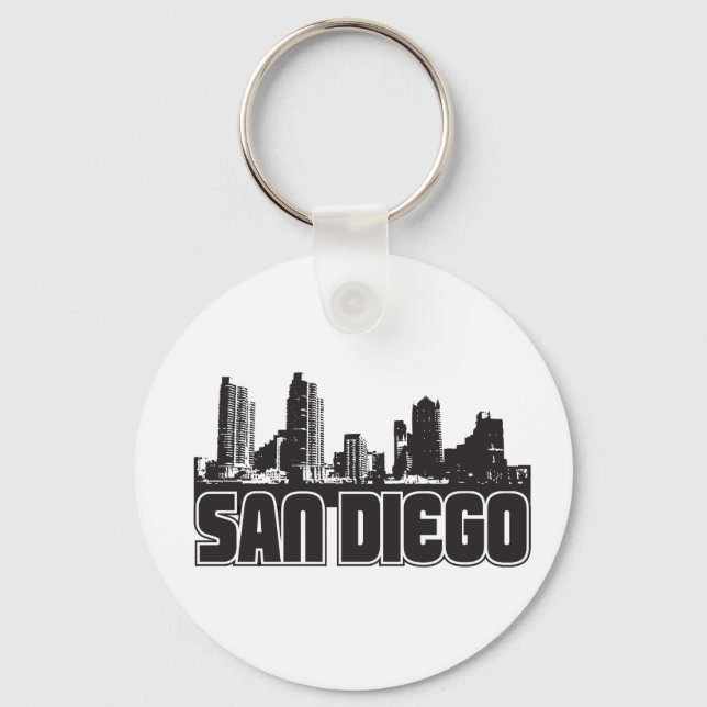 Porte-clés Skyline San Diego (Recto)