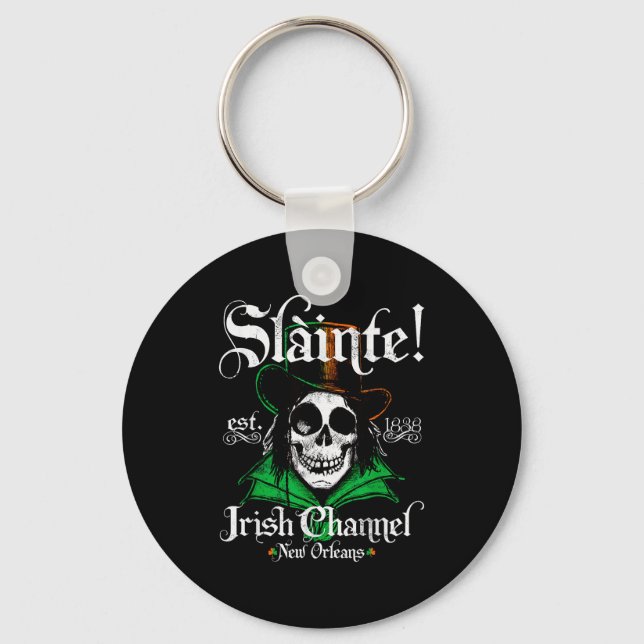 Porte-clés Slainte Irish Channel New Orleans St Patricks Day  (Recto)