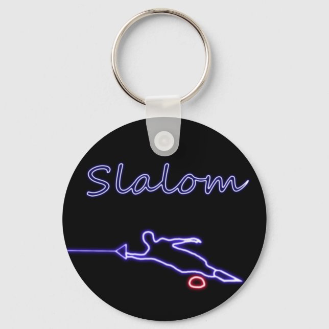 Porte-clés Slalom Water Skier Neon Porte - clé (Recto)