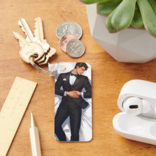 Porte-clés Sleeping Elegant Anime Man