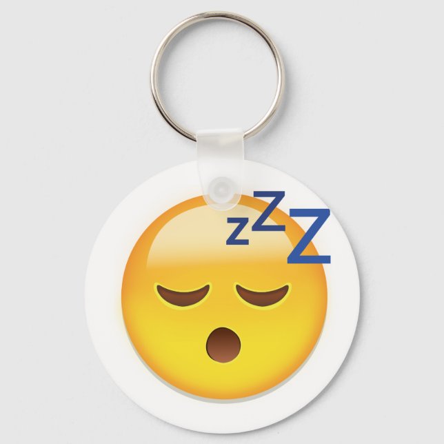 Porte-clés Sleeping Face Emoji (Recto)