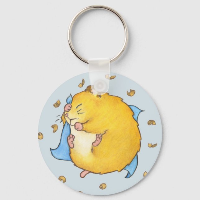 Porte-clés Sleeping Hamster Ted (Recto)