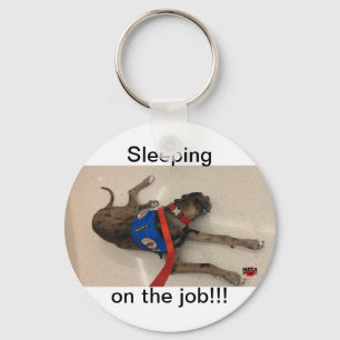 Porte-clés Sleeping on the job