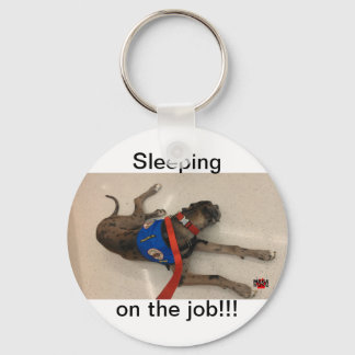 Porte-clés Sleeping on the job