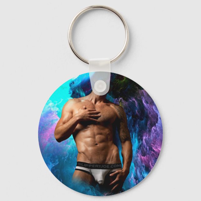 Porte-clés SlipperyJoe's artistique Homme sous-vêtements bulg (Recto)